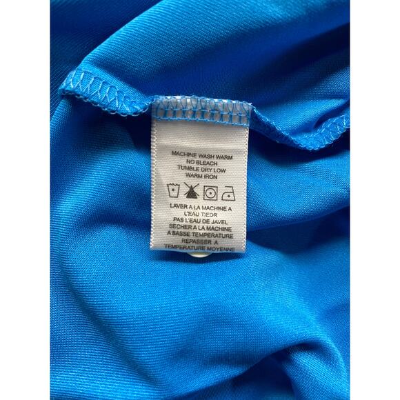 Brand New Page and Tuttle Men's Medium Blue Short Sleeve Polo Shirt Scotchguard - Picture 4 of 5